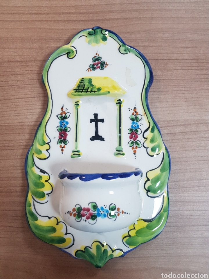Antig&uuml;edades: BENDITERA PORCELANA - Foto 1