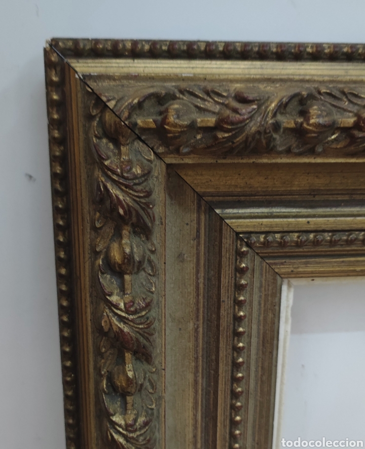 Antig&uuml;edades: Marco de madera 88x77 - Foto 2