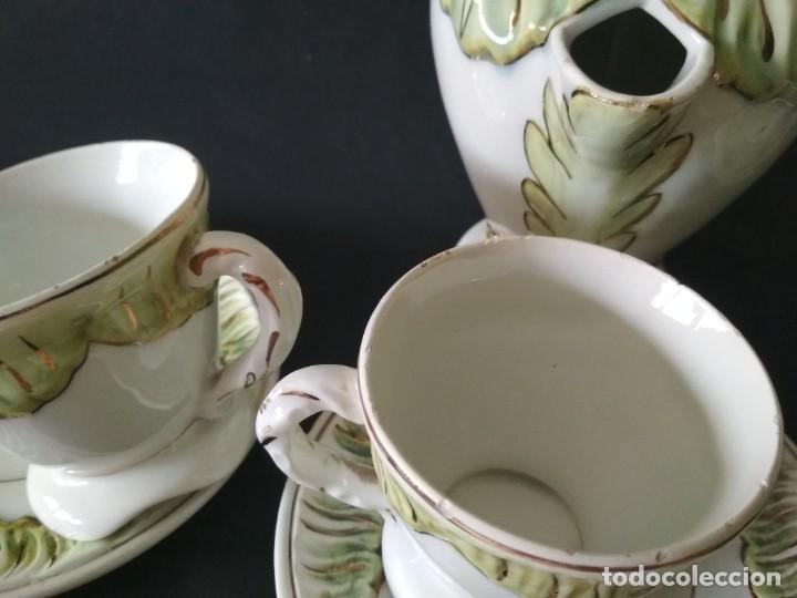 Antig&uuml;edades: Chocolatera de loza VILAR-VERDEJO - Foto 4