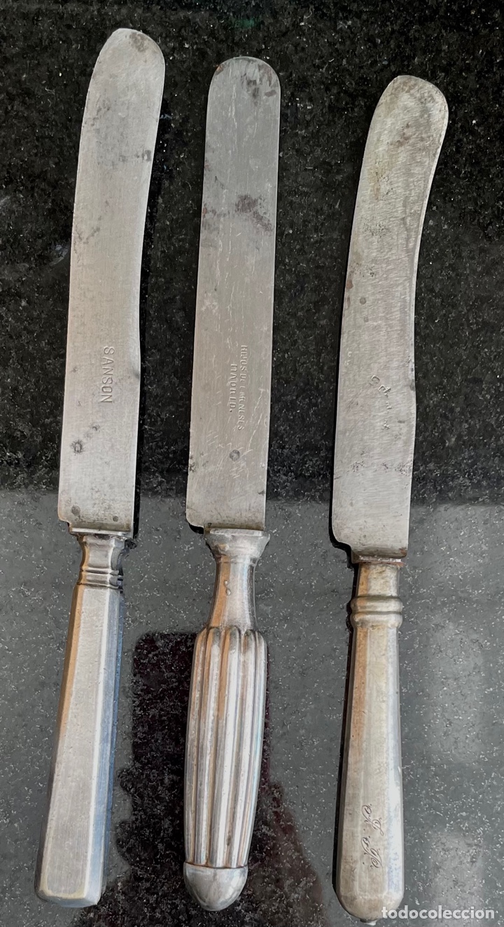 Antig&uuml;edades: 3 cuchillos antiguos - Foto 2