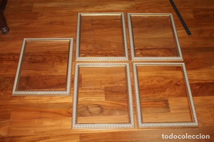 Antig&uuml;edades: Juego de 5 marcos - Foto 2