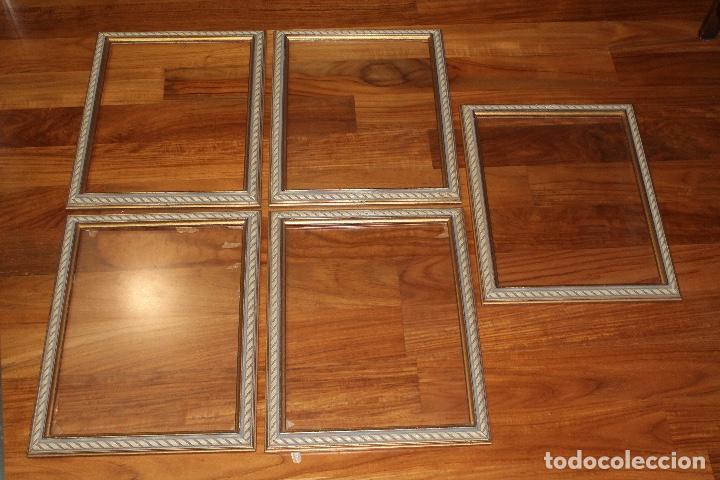 Antig&uuml;edades: Juego de 5 marcos - Foto 3