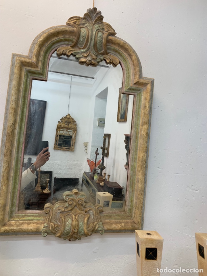 Antiquit&auml;ten: Espejo de pasta muy decorativo