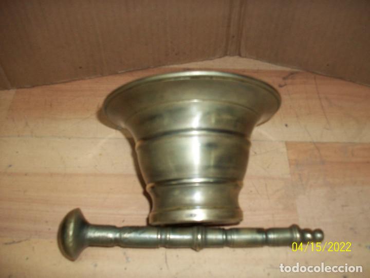 Antig&uuml;edades: ANTIGUO ALMIREZ O MORTERO DE BRONCE - Foto 3