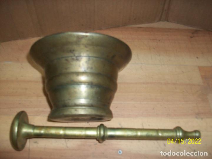 Antig&uuml;edades: ANTIGUO ALMIREZ O MORTERO DE BRONCE - Foto 3