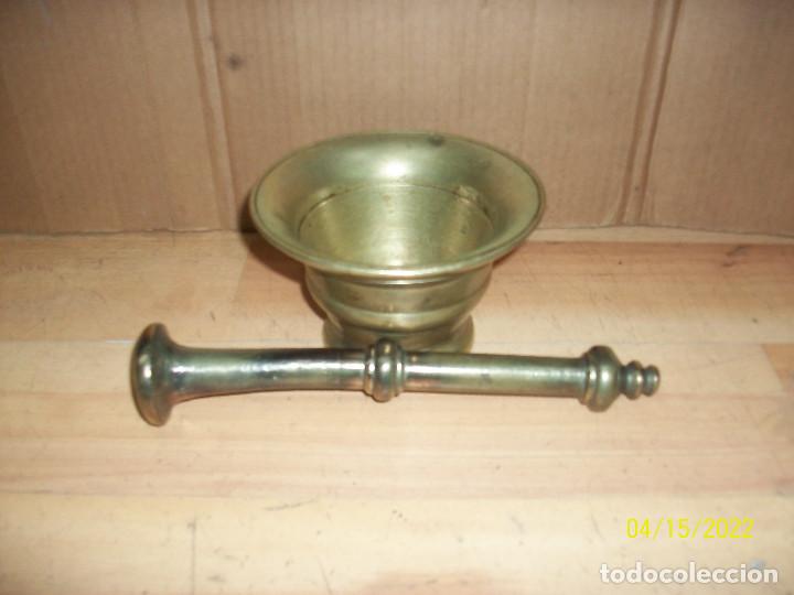 Antig&uuml;edades: ANTIGUO ALMIREZ O MORTERO DE BRONCE - Foto 2