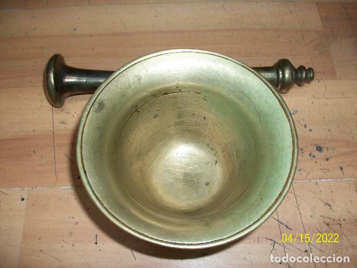 Antig&uuml;edades: ANTIGUO ALMIREZ O MORTERO DE BRONCE - Foto 4
