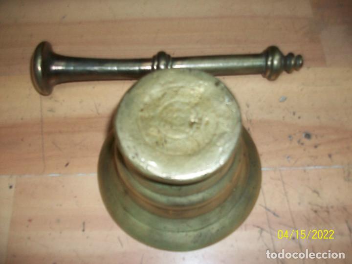 Antig&uuml;edades: ANTIGUO ALMIREZ O MORTERO DE BRONCE - Foto 5