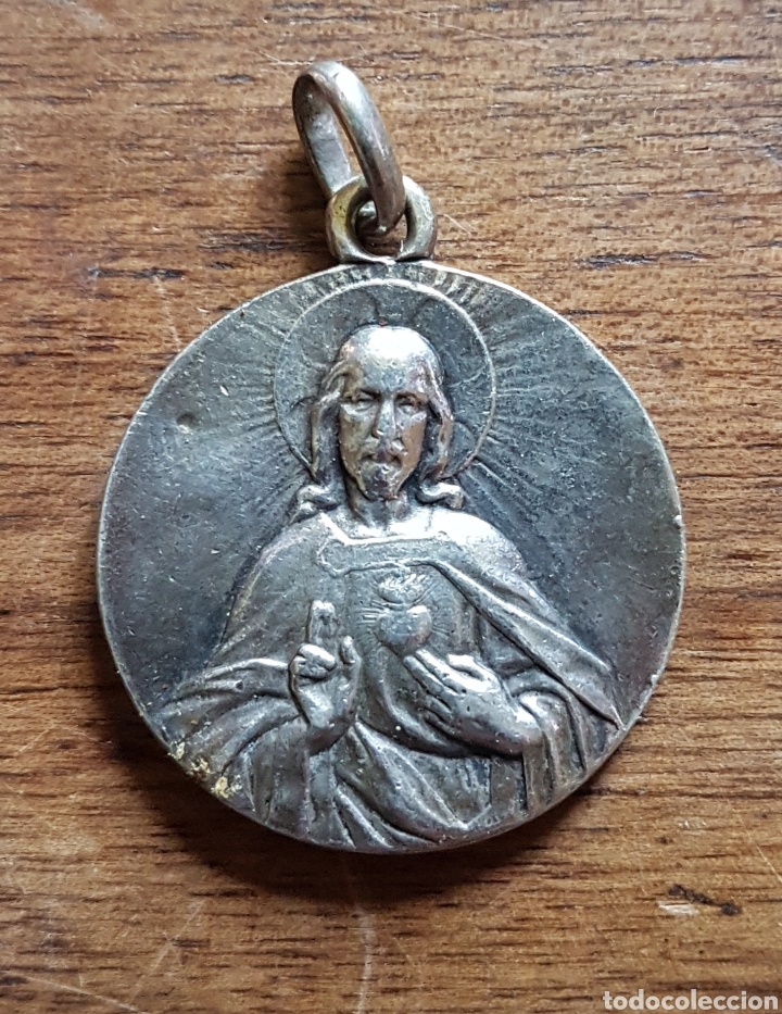 Antig&uuml;edades: Medalla Plata maciza Fechada 1960 - Foto 2
