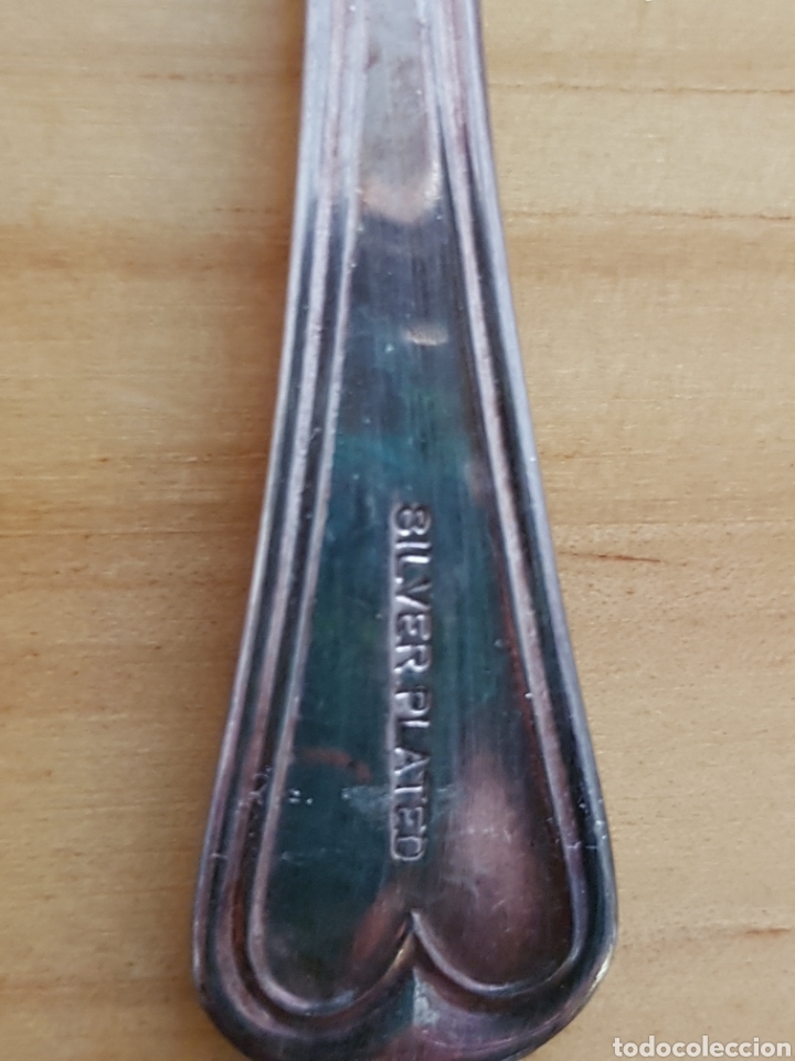 Antig&uuml;edades: Doce cucharillas Silver plata - Foto 3