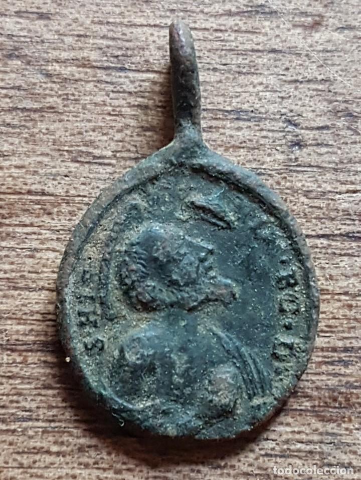 Antig&uuml;edades: Medalla San Benito Y Guadalupe - Foto 1