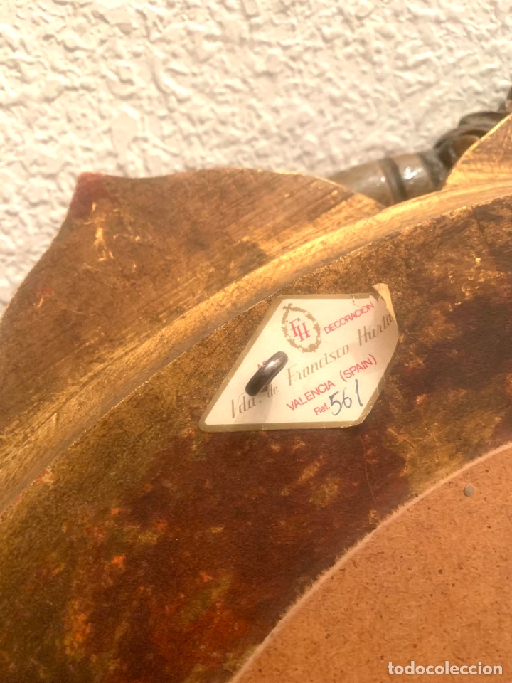 Antig&uuml;edades: ANTIGUO ESPEJO SOL MADERA TALLADA - Foto 10