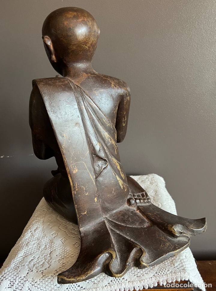 Antig&uuml;edades: Buda de bronce dorado - Foto 10