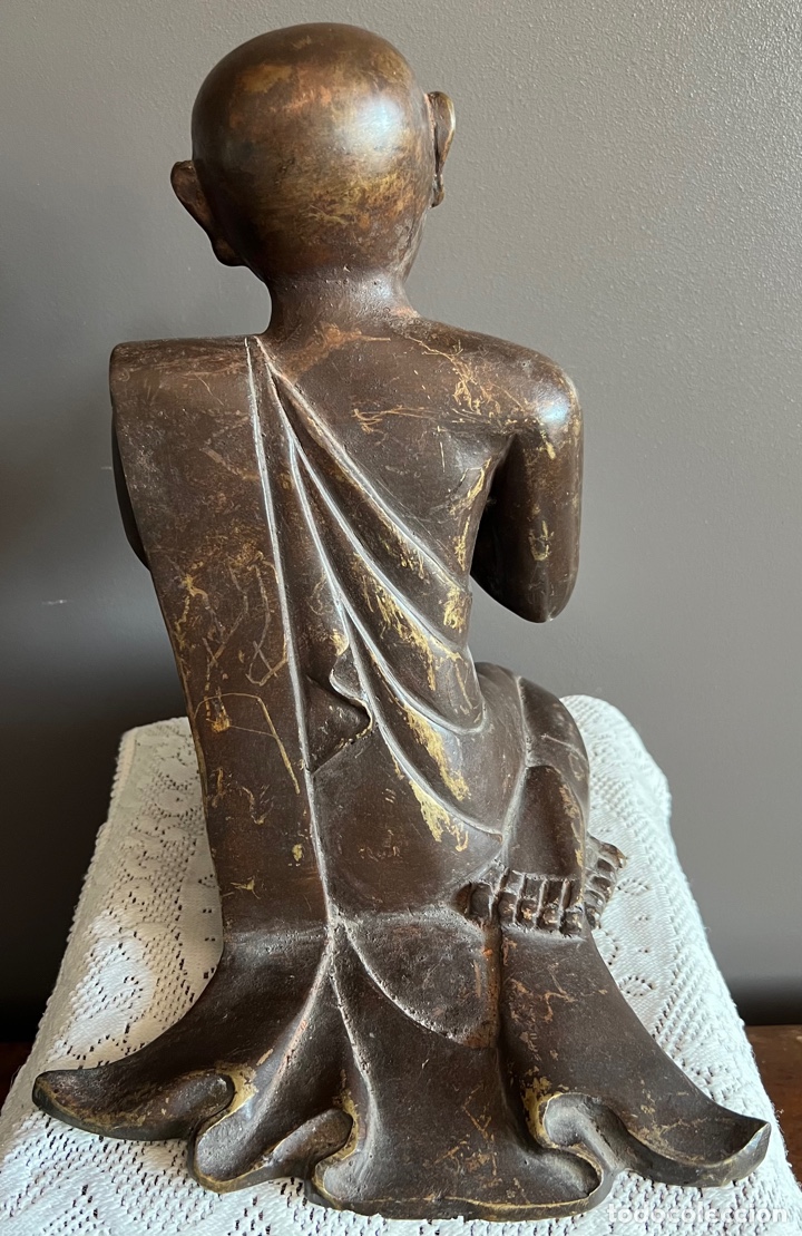 Antig&uuml;edades: Buda de bronce dorado - Foto 11