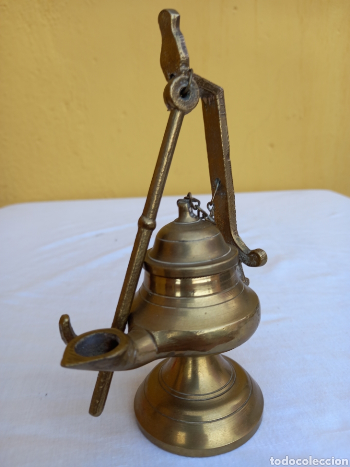 Antig&uuml;edades: BONITO CANDIL O QUINQUE DE ACEITE - Foto 2