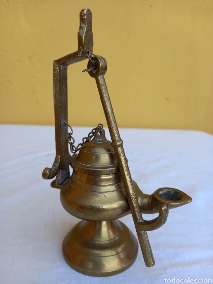 Antig&uuml;edades: BONITO CANDIL O QUINQUE DE ACEITE - Foto 1