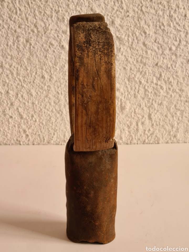 Antig&uuml;edades: Cencerro Collar de Madera - Decoraci&oacute;n R&uacute;stica - Foto 6