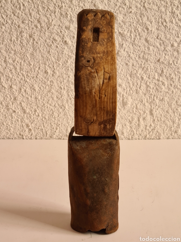 Antig&uuml;edades: Cencerro Collar de Madera - Decoraci&oacute;n R&uacute;stica - Foto 15
