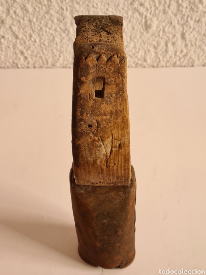Antig&uuml;edades: Cencerro Collar de Madera - Decoraci&oacute;n R&uacute;stica - Foto 16