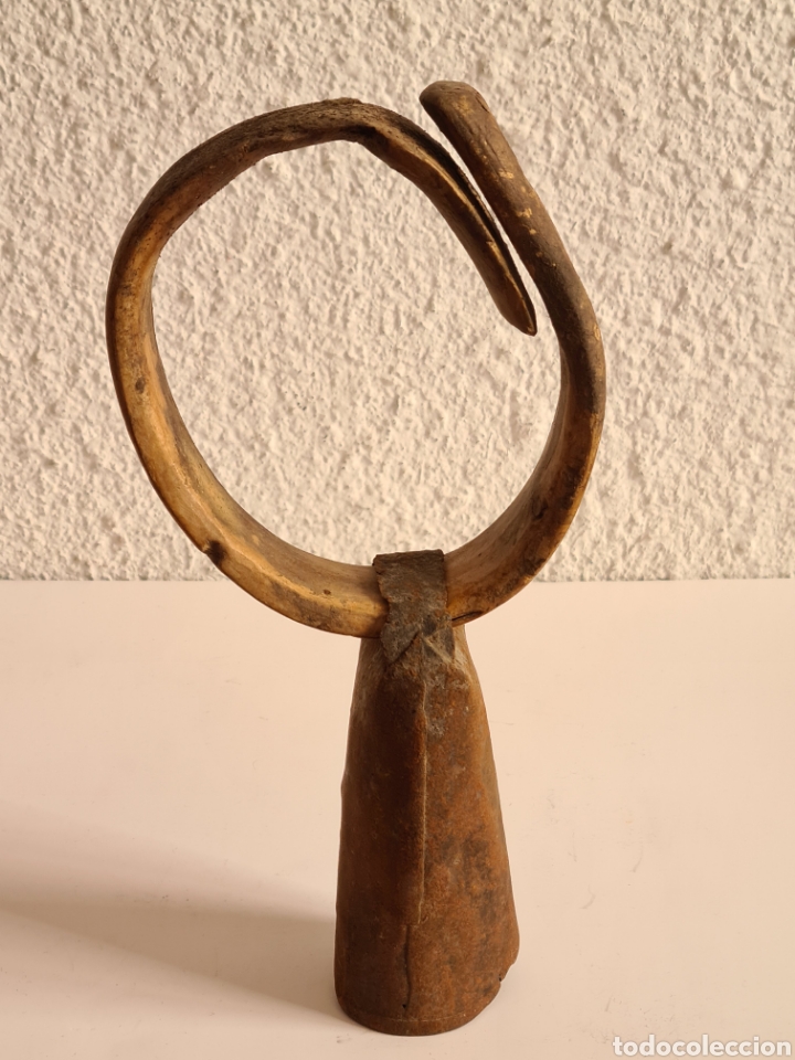 Antig&uuml;edades: Cencerro Collar de Madera - Decoraci&oacute;n R&uacute;stica - Foto 19