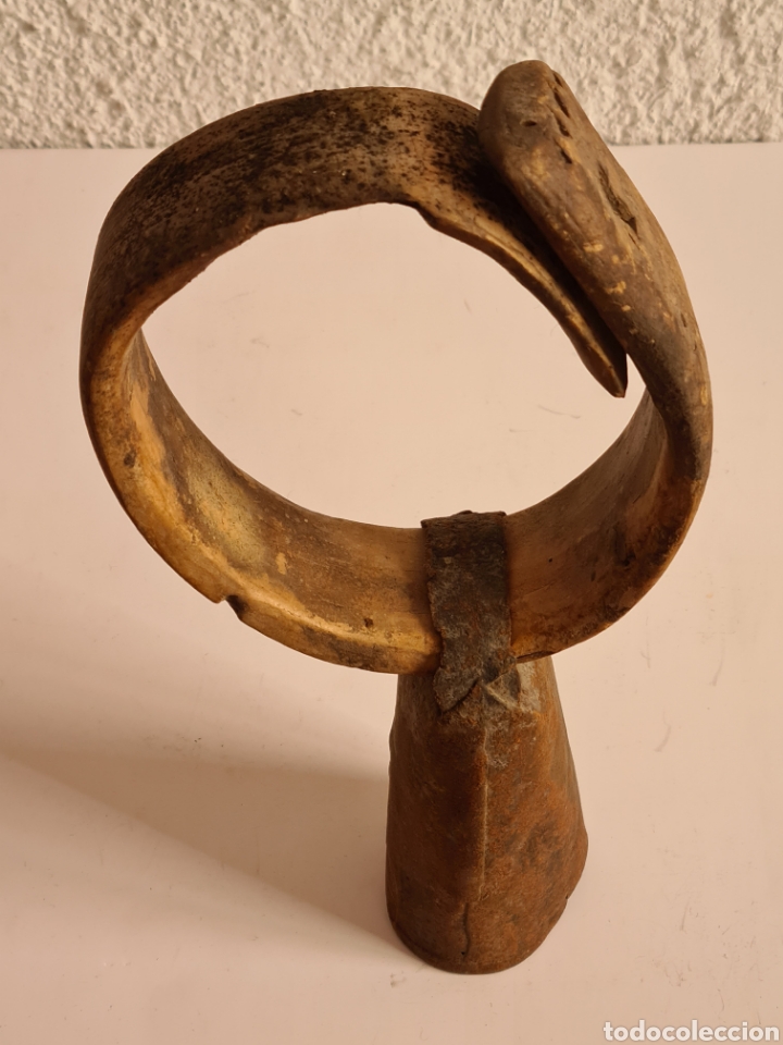 Antig&uuml;edades: Cencerro Collar de Madera - Decoraci&oacute;n R&uacute;stica - Foto 20