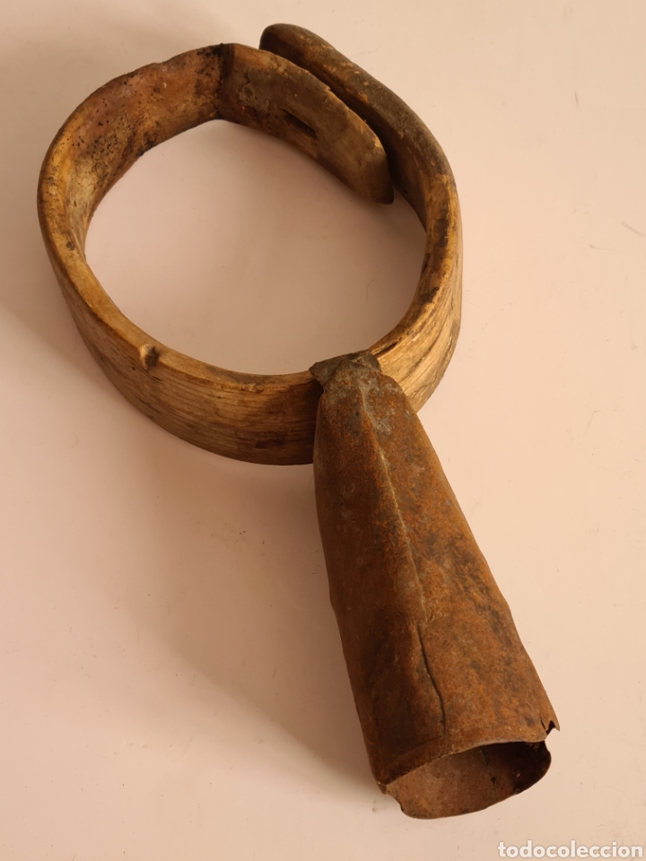 Antig&uuml;edades: Cencerro Collar de Madera - Decoraci&oacute;n R&uacute;stica - Foto 21