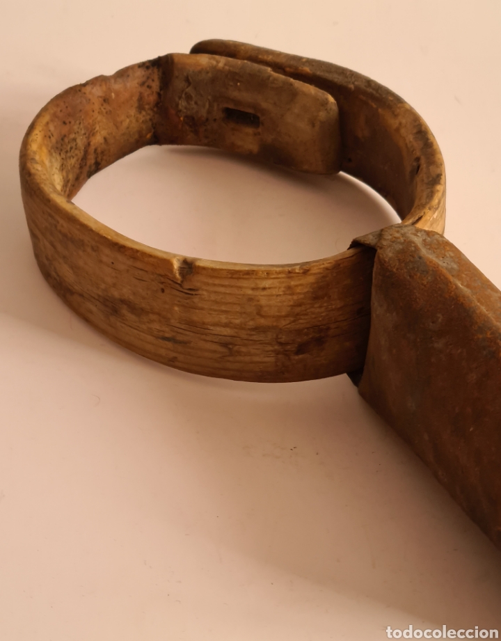 Antig&uuml;edades: Cencerro Collar de Madera - Decoraci&oacute;n R&uacute;stica - Foto 22
