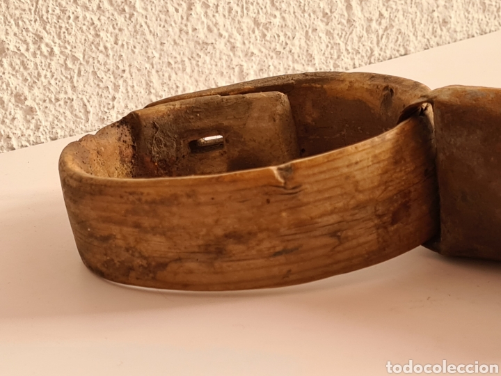 Antig&uuml;edades: Cencerro Collar de Madera - Decoraci&oacute;n R&uacute;stica - Foto 24