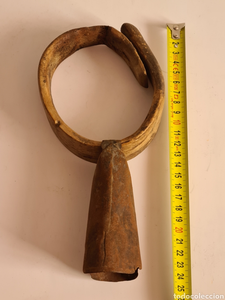 Antig&uuml;edades: Cencerro Collar de Madera - Decoraci&oacute;n R&uacute;stica - Foto 29
