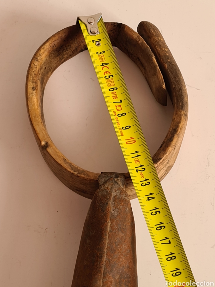 Antig&uuml;edades: Cencerro Collar de Madera - Decoraci&oacute;n R&uacute;stica - Foto 30