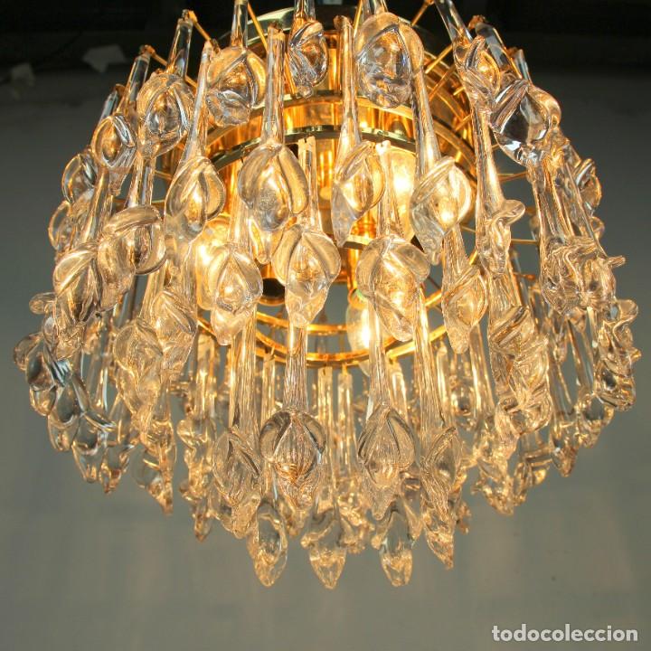 Antig&uuml;edades: Preciosa l&aacute;mpara en cristal. - Foto 6