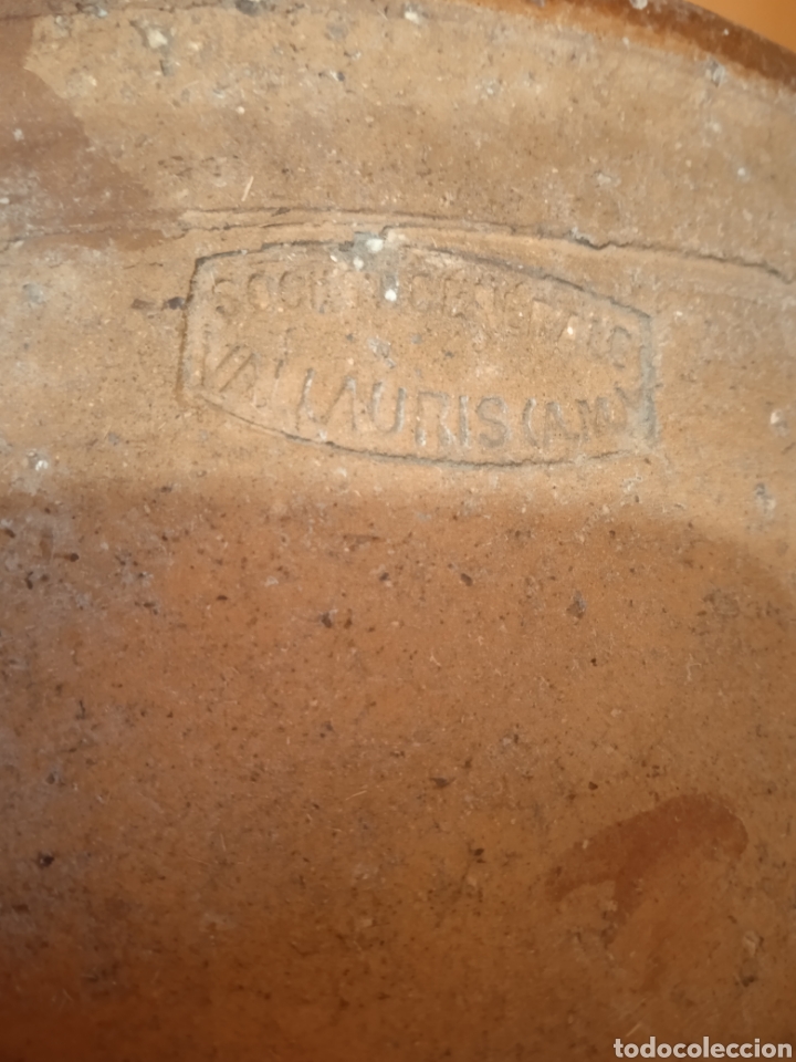 Antig&uuml;edades: Chocolatera antigua de barro - Foto 8