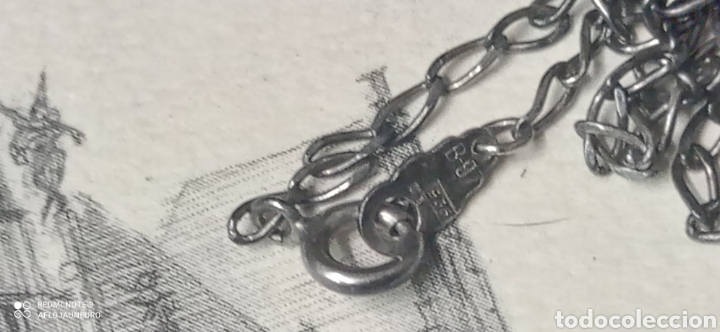 Antig&uuml;edades: Antiguo medalla con cadena de plata - Foto 3