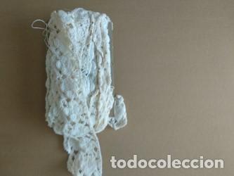 Antig&uuml;edades: Puntilla crochet hecha a mano - Foto 2