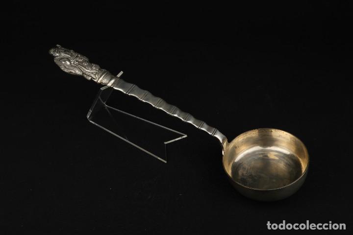 Antig&uuml;edades: Antiguo Cazo para servir Chino de Plata - Foto 11