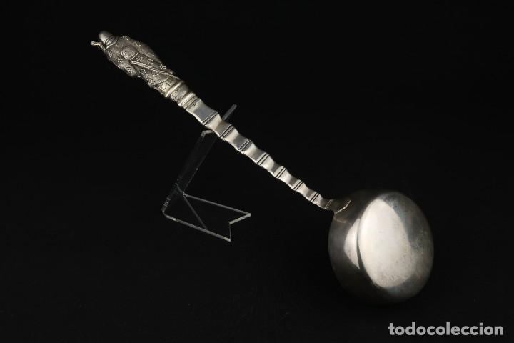 Antig&uuml;edades: Antiguo Cazo para servir Chino de Plata - Foto 12