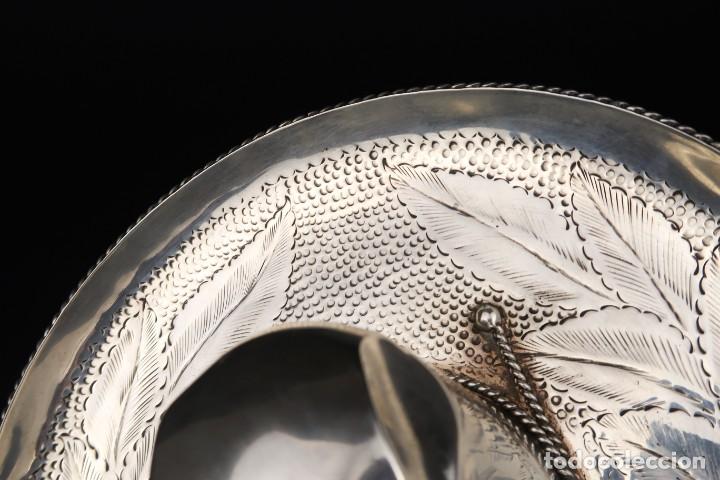 Antig&uuml;edades: Antiguo Sombrero de Plata Mexico - Foto 6