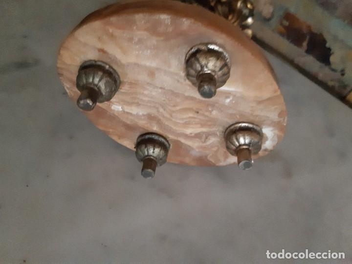 Antig&uuml;edades: CANDELABRO BRONCE Y MARMOL - Foto 5