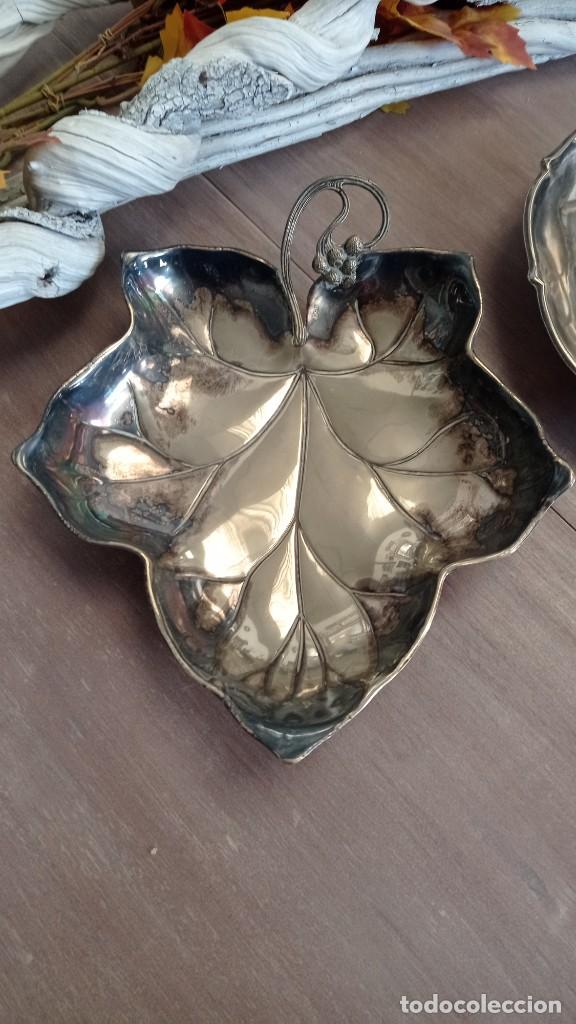 Antig&uuml;edades: Bandejas de acero inoxidable. - Foto 3