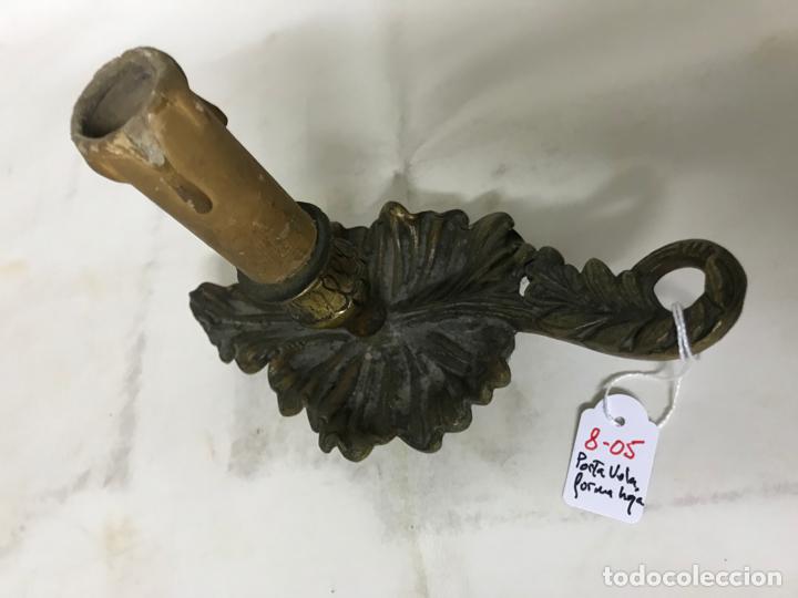 Antig&uuml;edades: Porta vela en forma de hoja - Foto 4