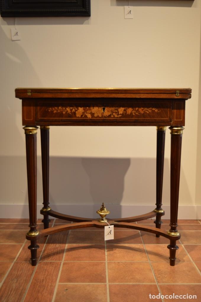 Antig&uuml;edades: Mesa de juego - Foto 2