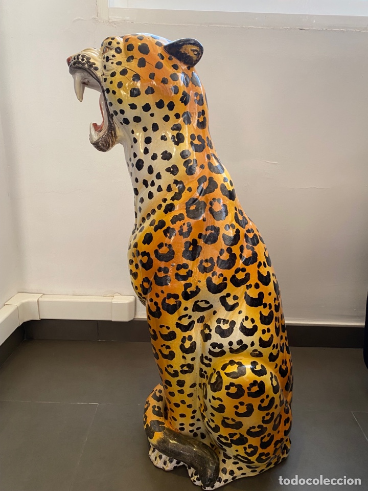 Antig&uuml;edades: Figura leopardo Vintage - Foto 2
