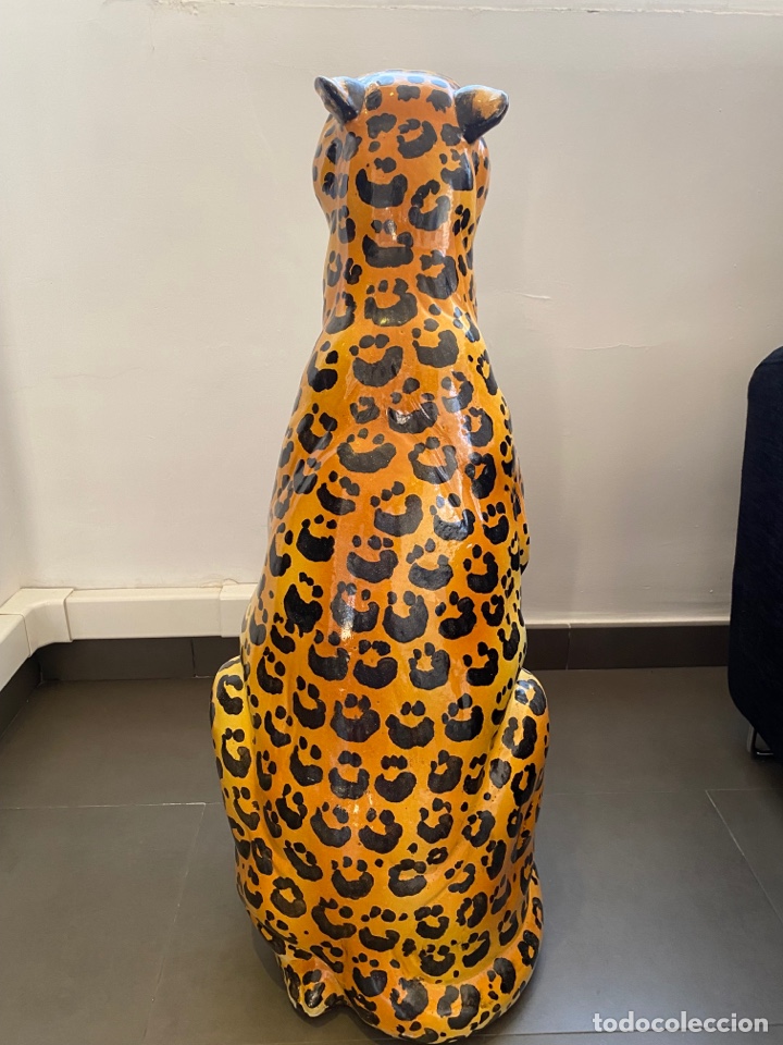 Antig&uuml;edades: Figura leopardo Vintage - Foto 3