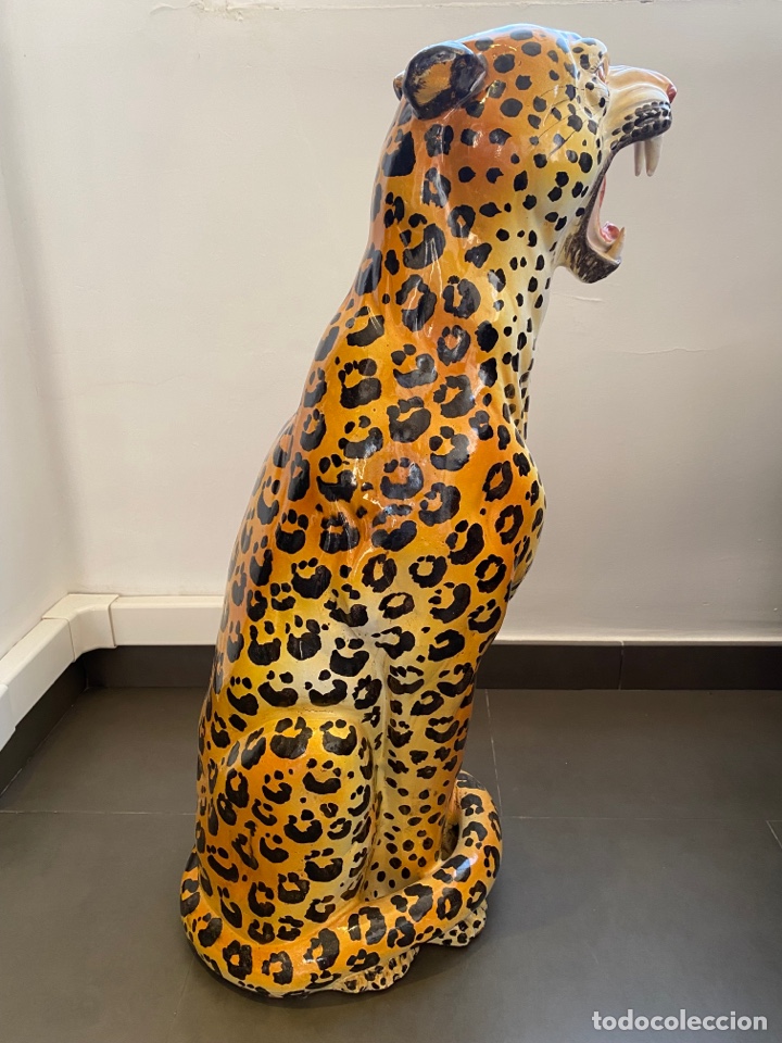 Antig&uuml;edades: Figura leopardo Vintage - Foto 4