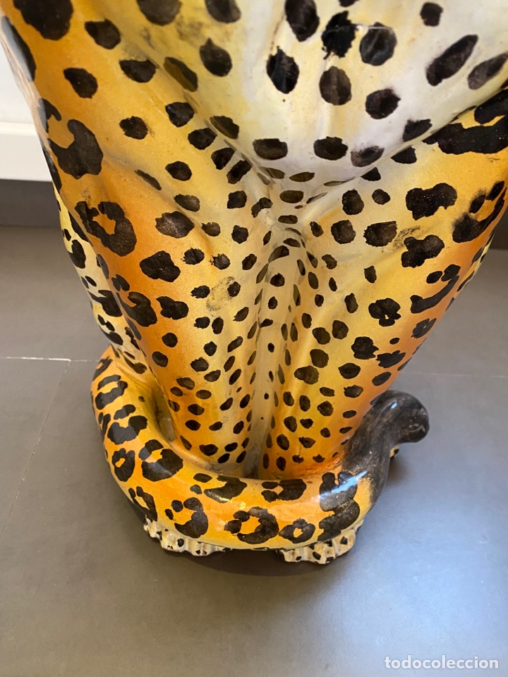 Antig&uuml;edades: Figura leopardo Vintage - Foto 6