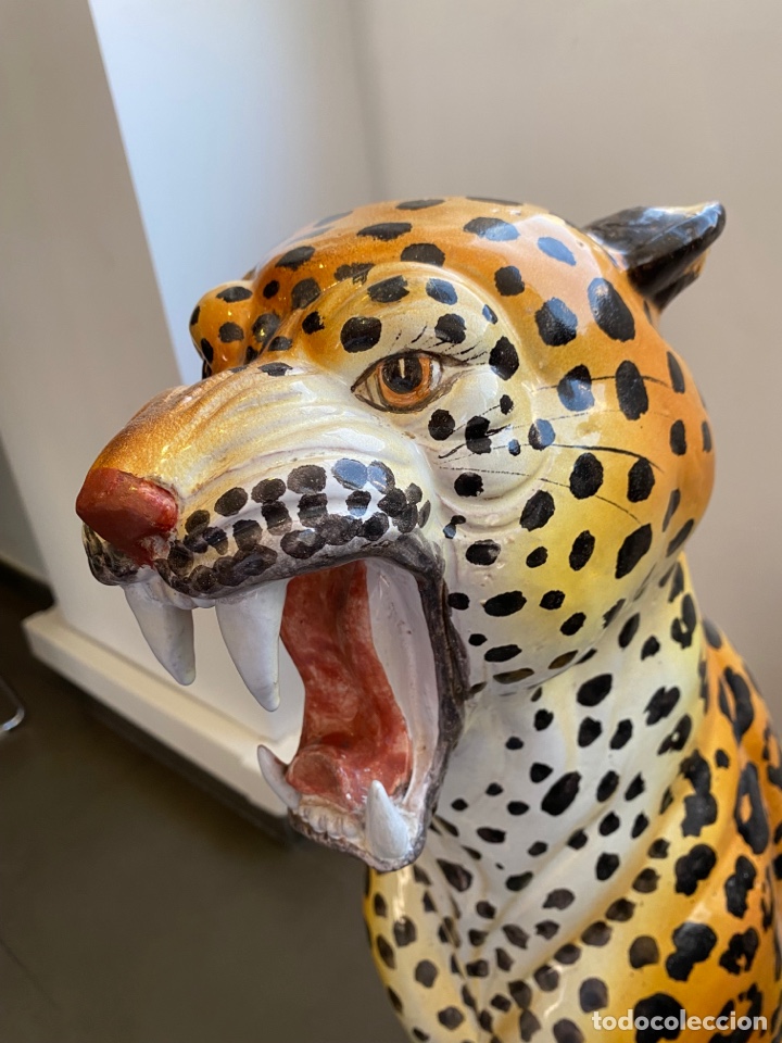 Antig&uuml;edades: Figura leopardo Vintage - Foto 10