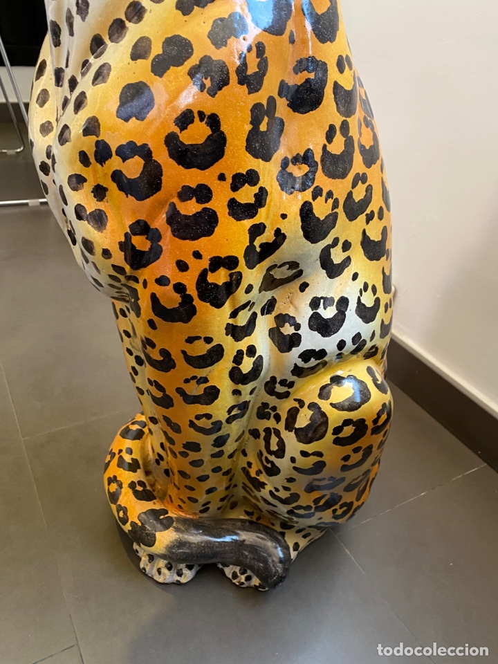Antig&uuml;edades: Figura leopardo Vintage - Foto 12