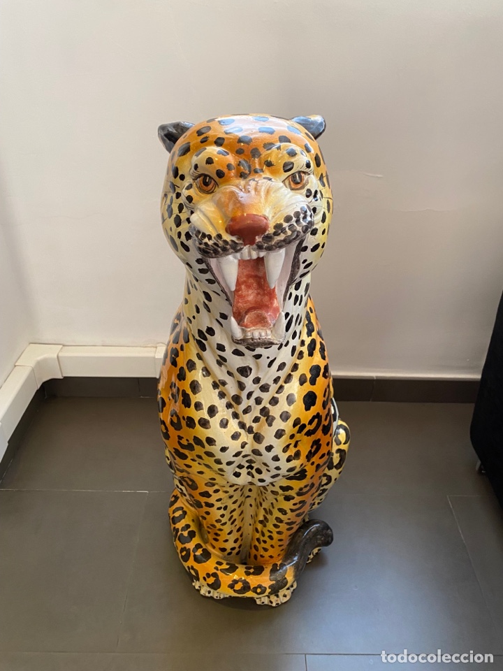 Antig&uuml;edades: Figura leopardo Vintage - Foto 15