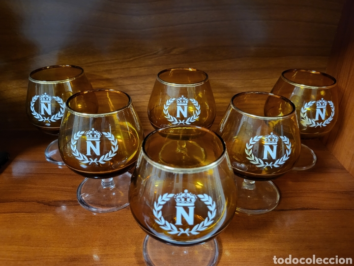 Antig&uuml;edades: COPAS DE CO&Ntilde;AC NAPOLEON A&Ntilde;OS 70 - Foto 2