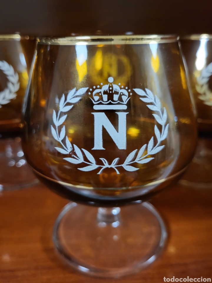 Antig&uuml;edades: COPAS DE CO&Ntilde;AC NAPOLEON A&Ntilde;OS 70 - Foto 3